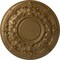 Ekena Millwork Jackson Ceiling Medallion (Fits Canopies up to 13 1/2"), Hand-Painted Pale Gold, 32 3/4"OD x 2 1/2"P CM32JAPAS - alternate 1